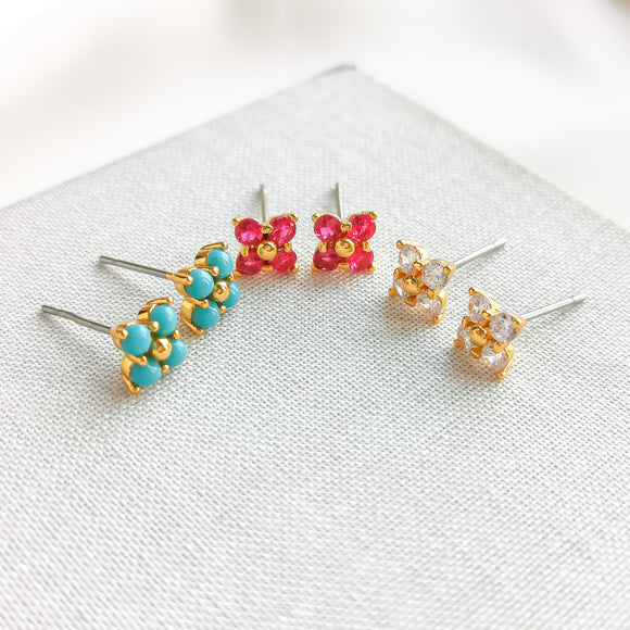 Myosotis Stud Earrings Set