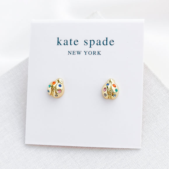 Nature Walk Ladybug Stud Earrings