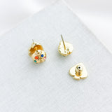 Nature Walk Ladybug Stud Earrings