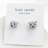 Arctic Friends Polar Bear Pave Mini Stud Earrings