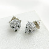 Arctic Friends Polar Bear Pave Mini Stud Earrings