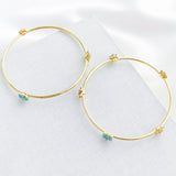 Myosotis Flower Bangle Set