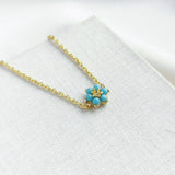 Myosotis Flower Bracelet (Turquoise)