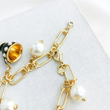 Alice In Wonderland Teacup Tea Time Charm Bracelet