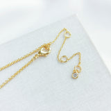 Gold Alice In Wonderland Stacked Teacup Tea Time Pendant Necklace