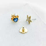 Sea Star Starfish And Crab Stud Earrings
