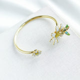 Dazzling Daisy Flex Cuff Bracelet