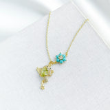 Nature Walk Frog Pendant Necklace