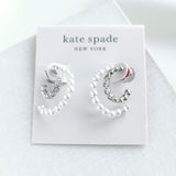 Pearl Caviar Double Huggies Earrings