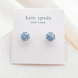 Something Sparkly Spade Studs (Light Sapphire)