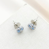 Something Sparkly Spade Studs (Light Sapphire)