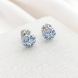 Something Sparkly Spade Studs (Light Sapphire)