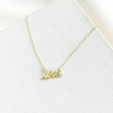 Say Yes Mrs Gold Necklace