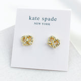 Dashing Beauty Pretzel Stud Earrings