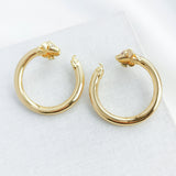 Hot Dog Hoop Earrings