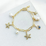 Sea Star Charm Bracelet