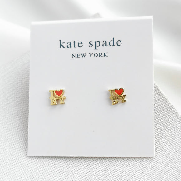 I Love Ny x Kate Spade New York Stud Earrings