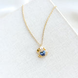 Sea Star Crab Mini Pendant Necklace