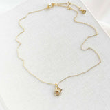 Dashing Beauty Pretzel Pendant Necklace