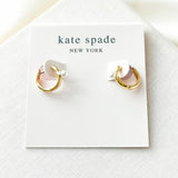 Tiny Twinkles Pearl mini hoop earrings