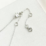 Starring Bunny Silver Pendant Necklace