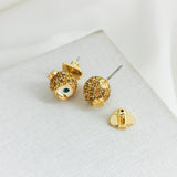 Night Bird Pave Stud Earrings