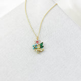 New Bloom Cluster Mini Pendant Necklace