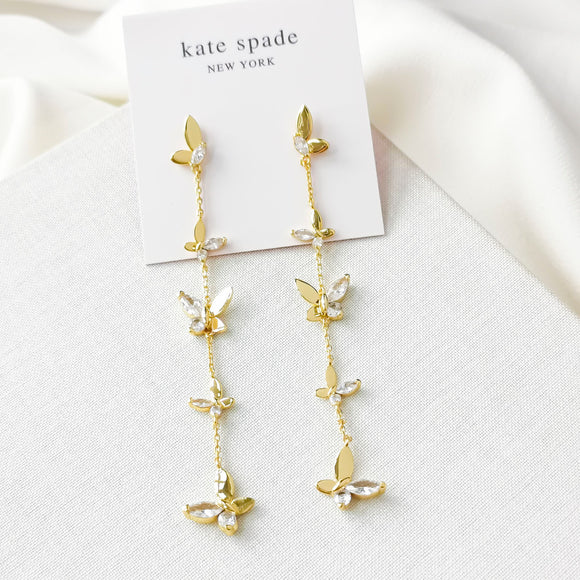Social Butterfly Linear Earrings
