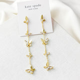Social Butterfly Linear Earrings