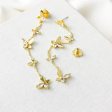 Social Butterfly Linear Earrings