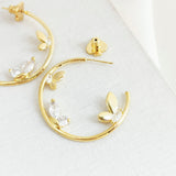 Social Butterfly Hoop Earrings