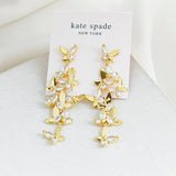 Social Butterfly Statement Linear Earrings