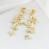 Social Butterfly Statement Linear Earrings