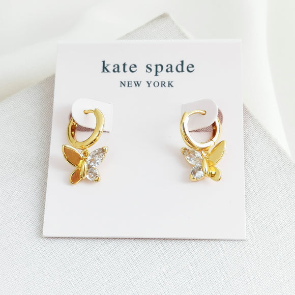 Social Butterfly Huggies Earrings