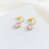 My Love Heart Huggie Earrings