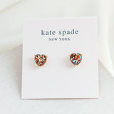 My Love Glitter Heart Stud Earrings