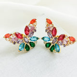 Social Butterfly Statement Stud Earrings