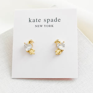 Love Birds Gold Stud Earrings