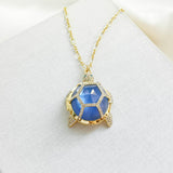 Paradise Found Turtle Gold Necklace