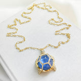 Paradise Found Turtle Gold Necklace