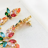 Social Butterfly Double Drop Earrings