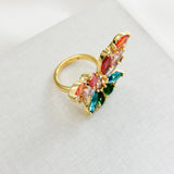 Social Butterfly Statement Ring Size 7