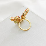 Social Butterfly Statement Ring Size 7