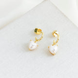 My Love Heart Huggie Earrings