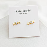 Love You, Mom Stud Earrings