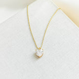 My Love April Heart Pendant Necklace