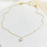 My Love April Heart Pendant Necklace