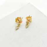 Wishes Gold Drop Earrings
