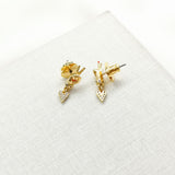 Wishes Gold Drop Earrings