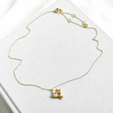 Love Birds Gold Pendant Necklace